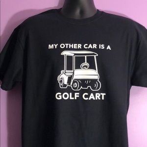 Boutique T-shirt My Other Car Is A Golf Cart